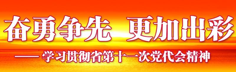 奮勇?tīng)?zhēng)先，更加出彩——學(xué)習(xí)貫徹省第十一次黨代會(huì)精神